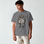 Anaconda Lotus Mandala Graphic T-Shirt | Bloom From The Mud | RAD